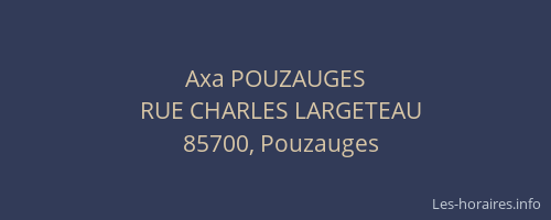 Axa POUZAUGES