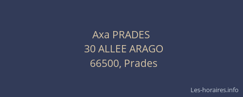 Axa PRADES