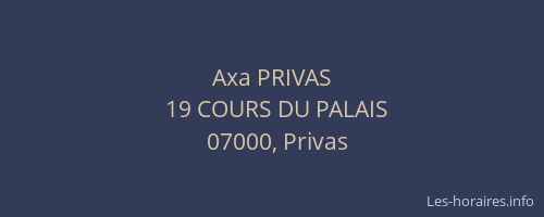 Axa PRIVAS
