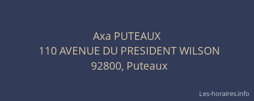 Axa PUTEAUX
