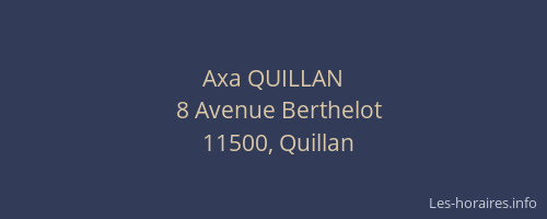 Axa QUILLAN