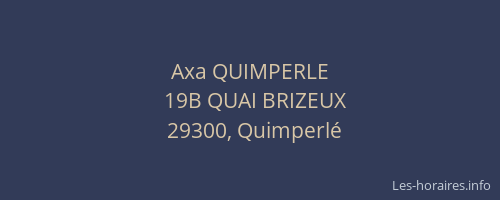 Axa QUIMPERLE