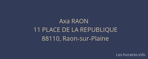 Axa RAON