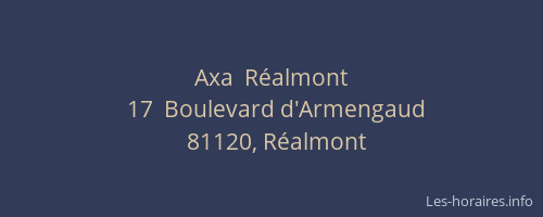 Axa  Réalmont