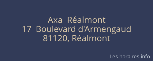 Axa  Réalmont