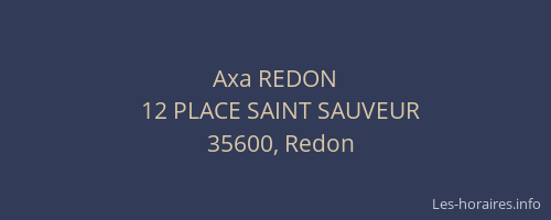 Axa REDON