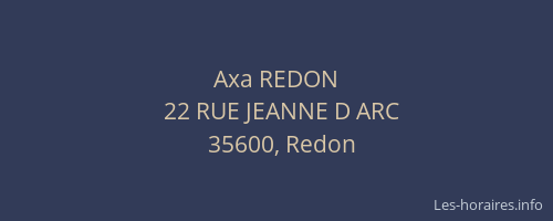 Axa REDON
