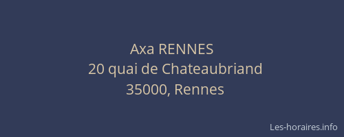 Axa RENNES