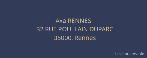 Axa RENNES