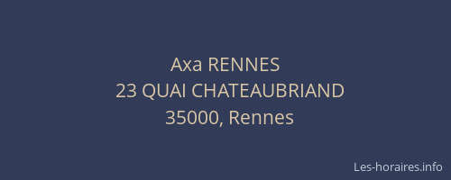 Axa RENNES