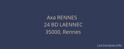 Axa RENNES