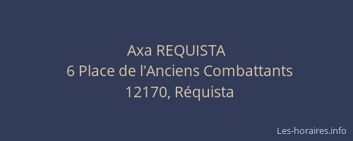 Axa REQUISTA