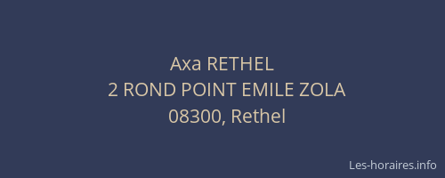 Axa RETHEL