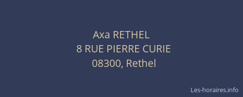Axa RETHEL