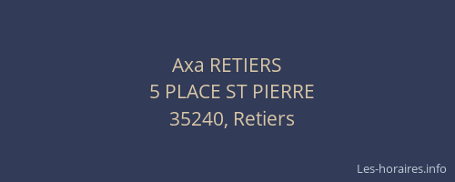 Axa RETIERS