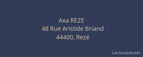 Axa REZE