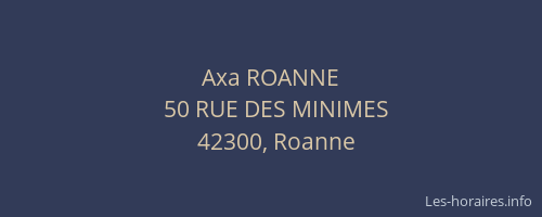 Axa ROANNE