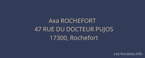 Axa ROCHEFORT