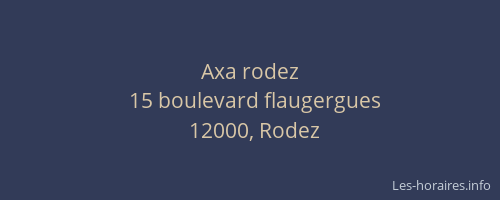 Axa rodez