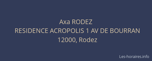 Axa RODEZ