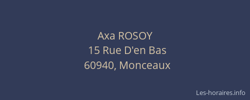 Axa ROSOY