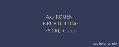 Axa ROUEN