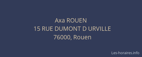 Axa ROUEN
