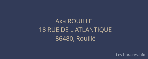 Axa ROUILLE