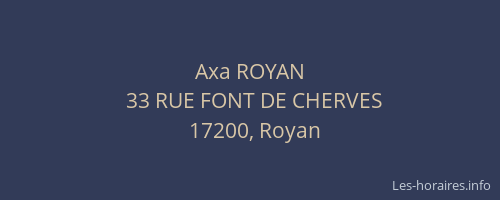 Axa ROYAN