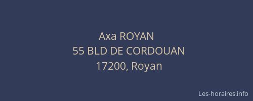 Axa ROYAN