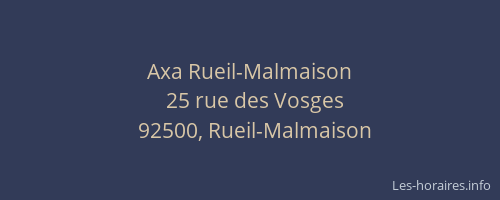 Axa Rueil-Malmaison