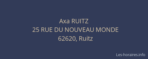 Axa RUITZ