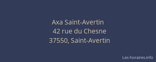 Axa Saint-Avertin