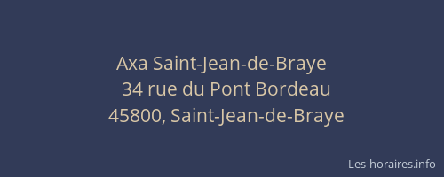 Axa Saint-Jean-de-Braye