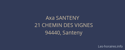 Axa SANTENY