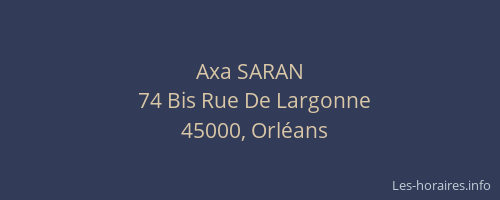 Axa SARAN