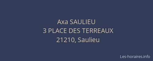 Axa SAULIEU