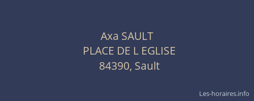 Axa SAULT