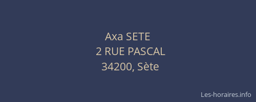 Axa SETE