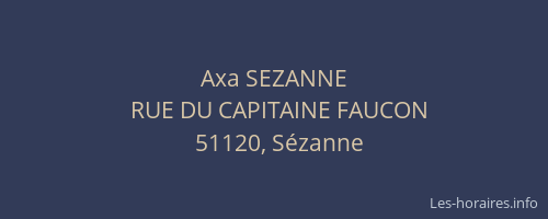 Axa SEZANNE