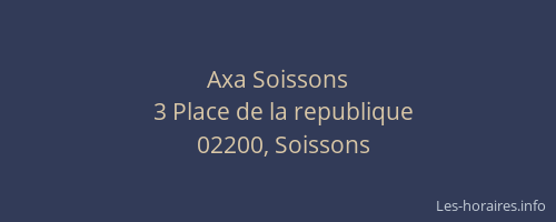 Axa Soissons