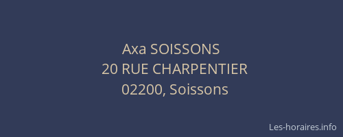 Axa SOISSONS