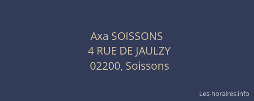 Axa SOISSONS
