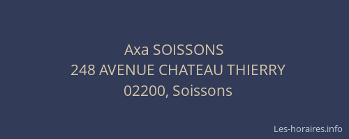 Axa SOISSONS