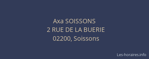 Axa SOISSONS