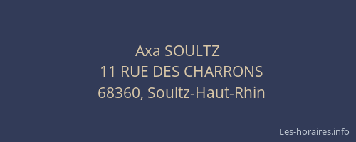 Axa SOULTZ