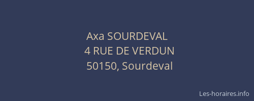 Axa SOURDEVAL