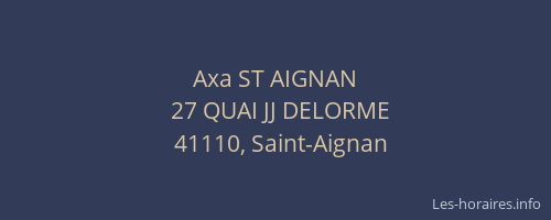 Axa ST AIGNAN