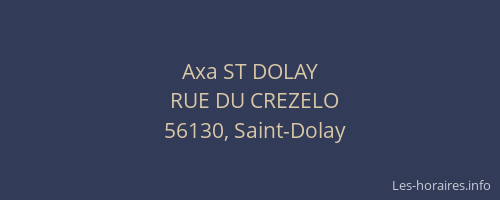 Axa ST DOLAY