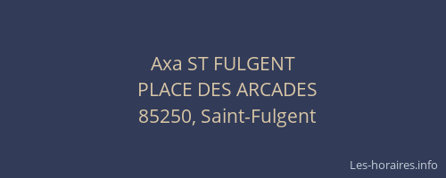 Axa ST FULGENT